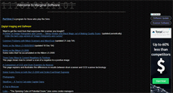 Desktop Screenshot of marginalsoftware.com